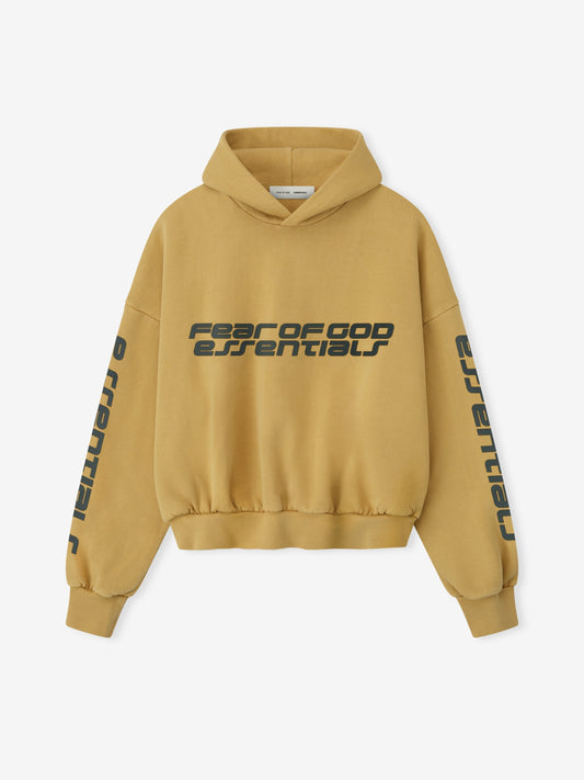 Cropped Relaxed Hoodie