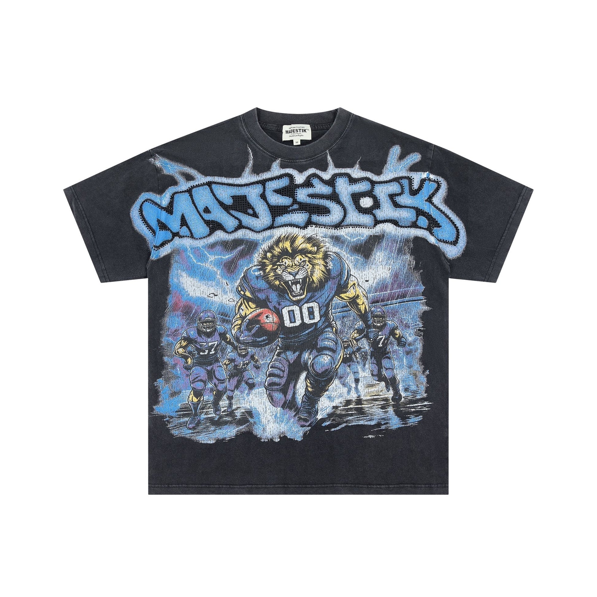 MAJESTIK Football Lion Graphic T-Shirt ¡ª hero